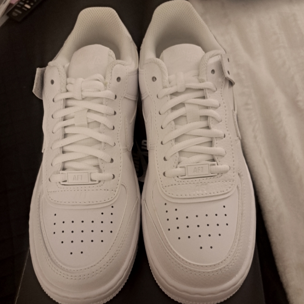 *NEW* Nike AF1 Shadow White W7.5